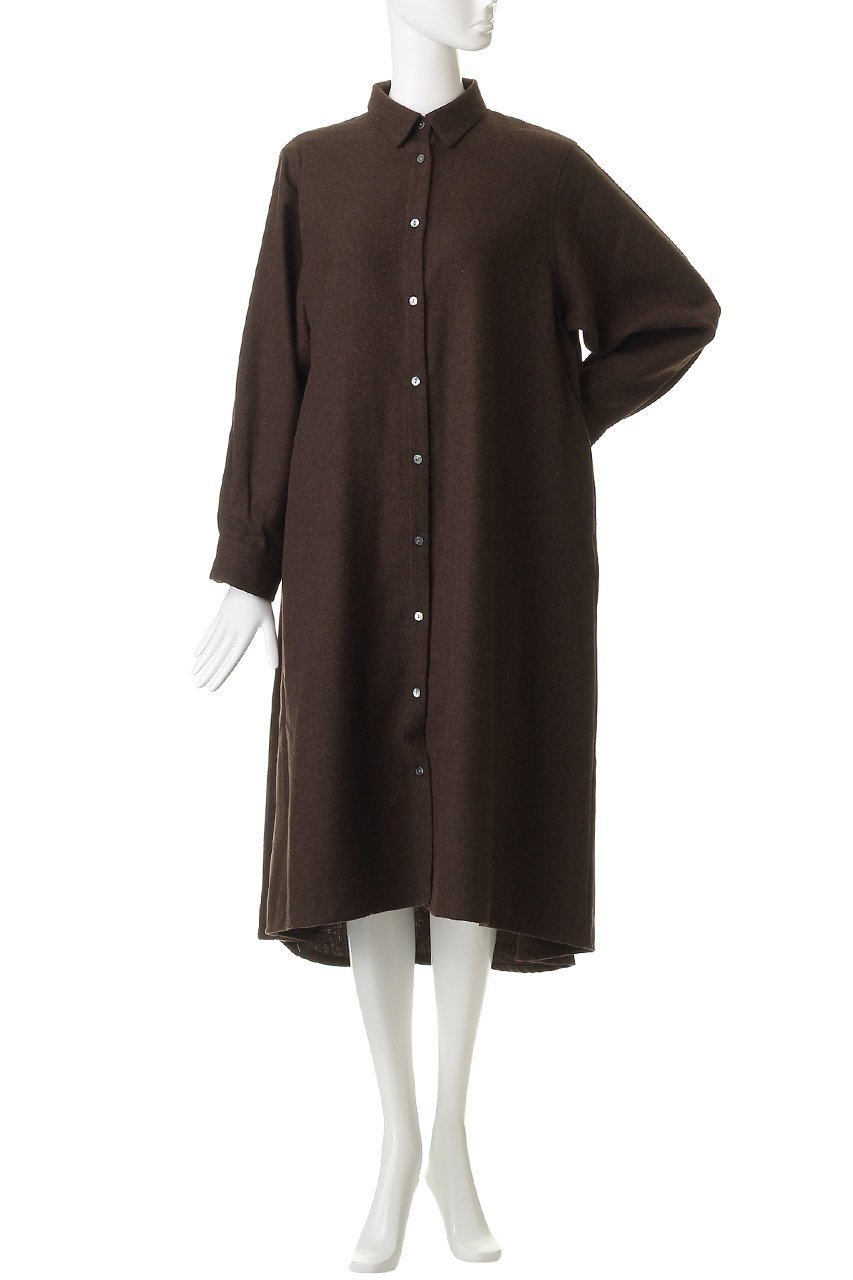 【ミディウミ/MidiUmi】のcoat OP ワンピース 人気、トレンドファッション・服の通販 founy(ファニー) 　ファッション　Fashion　レディースファッション　Fashion for Women　アウター　Coat / Outerwear Collection　コート・ロングコート・ピーコート　Long Coats, Peacoats & More　ワンピース　Dresses　チュニック　Tunic Tops & Dresses　エレガント 上品　Elegant　チュニック　Tunic, Long Top　フレア　Flare, Flared　フロント　Front, Front Design　ロング　Long, Long-Length　新作・新入荷　New Arrivals / New In　other-2|ID: prp329100004741189 ipo3291000000034255539