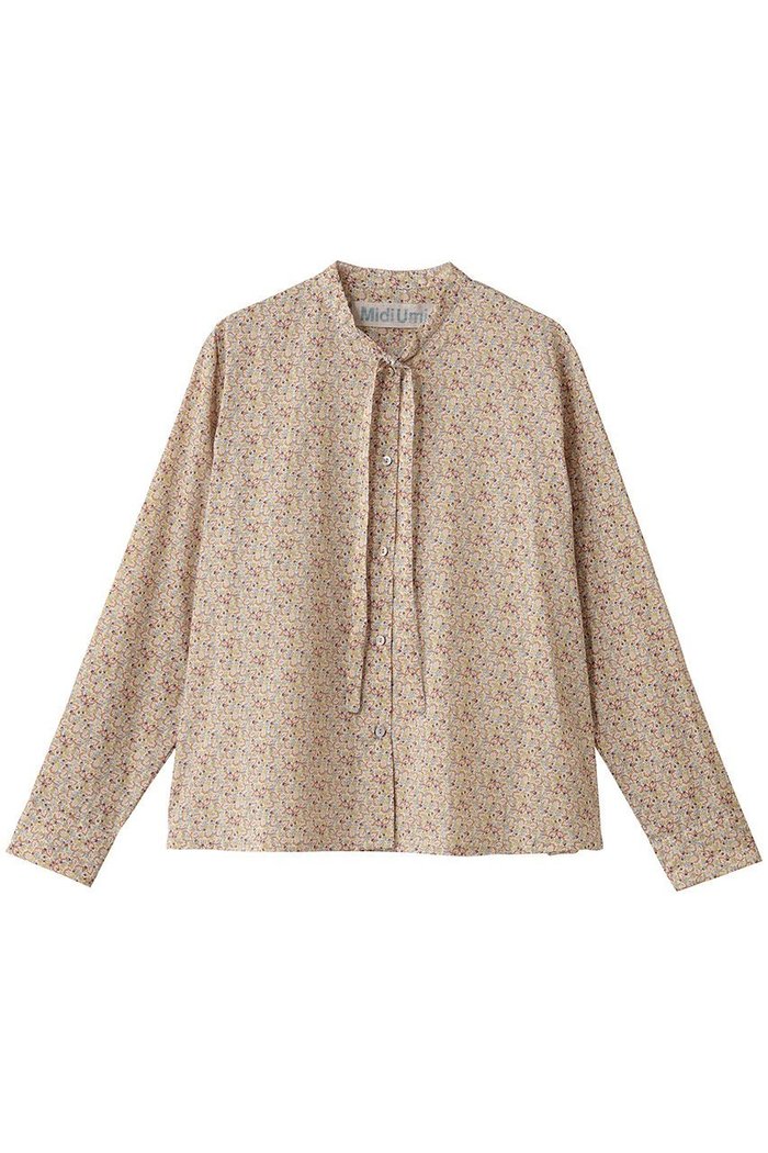 【ミディウミ/MidiUmi】のLIBERTY bow-tie shirt シャツ インテリア・キッズ・メンズ・レディースファッション・服の通販 founy(ファニー) https://founy.com/ ファッション Fashion レディースファッション Fashion for Women トップス・カットソー Cut & Sew Tops シャツ・ブラウス・オフィスカジュアル Elegant Blouses & Button-Ups なめらか Smooth, Silky Texture スリーブ Sleeve, Long Sleeve / Short Sleeve ファブリック Fabric, Textile ボタニカル Botanical, Floral Pattern リュクス Luxury, Elegant, High-End, Chic ロング Long, Long-Length エレガント 上品 Elegant 新作・新入荷 New Arrivals / New In A/W・秋冬 Autumn/Winter |ID: prp329100004741190 ipo3291000000034255543