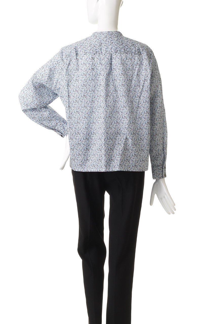 【ミディウミ/MidiUmi】のLIBERTY bow-tie shirt シャツ 人気、トレンドファッション・服の通販 founy(ファニー) 　ファッション　Fashion　レディースファッション　Fashion for Women　トップス・カットソー　Cut & Sew Tops　シャツ・ブラウス・オフィスカジュアル　Elegant Blouses & Button-Ups　なめらか　Smooth, Silky Texture　スリーブ　Sleeve, Long Sleeve / Short Sleeve　ファブリック　Fabric, Textile　ボタニカル　Botanical, Floral Pattern　リュクス　Luxury, Elegant, High-End, Chic　ロング　Long, Long-Length　エレガント 上品　Elegant　A/W・秋冬　Autumn/Winter　other-4|ID: prp329100004741190 ipo3291000000035871585