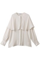 【ジェイドット/j.】のドレープアセテートイレギュラーヘムブラウス 人気、トレンドファッション・服の通販 founy(ファニー) ファッション Fashion レディースファッション Fashion for Women トップス・カットソー Cut & Sew Tops シャツ・ブラウス・オフィスカジュアル Elegant Blouses & Button-Ups おすすめ Recommended / Our Picks とろみ Fluid, Flowy Fabric エレガント 上品 Elegant スリーブ Sleeve, Long Sleeve / Short Sleeve トレンド Trend, Trending Now ドレープ Drape, Draping Fabric パーティ Party, Party Style ロング Long, Long-Length 新作・新入荷 New Arrivals / New In |ID:prp329100004741193