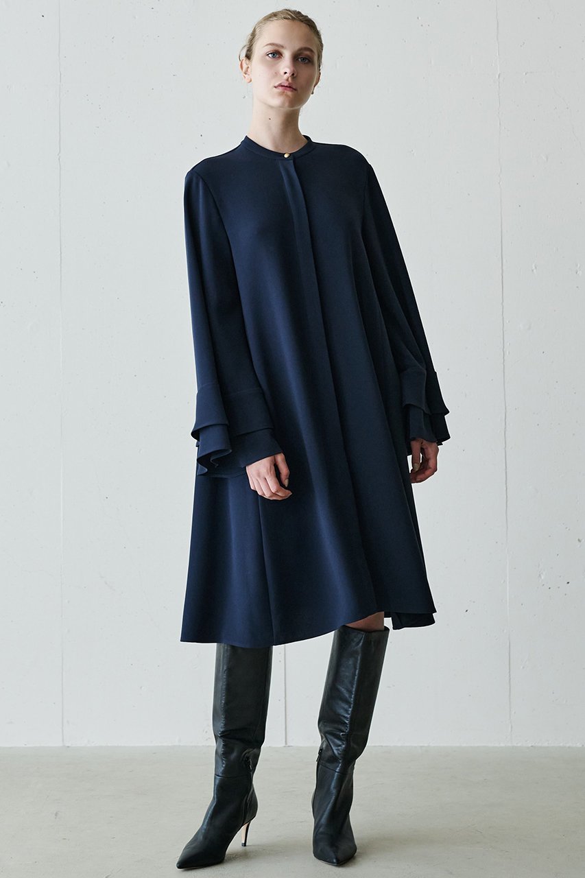 【ジェイドット/j.】の二重織ストレッチフリル袖ワンピース 人気、トレンドファッション・服の通販 founy(ファニー) ファッション Fashion レディースファッション Fashion for Women ワンピース Dresses チュニック Tunic Tops & Dresses ストレッチ Stretch, Stretchy Fabric スリーブ Sleeve, Long Sleeve / Short Sleeve ダブル Double, Double-Breasted チュニック Tunic, Long Top ドレープ Drape, Draping Fabric パーティ Party, Party Style フリル Frill, Ruffle フレア Flare, Flared ロング Long, Long-Length other-6|ID: prp329100004741195 ipo3291000000034463480