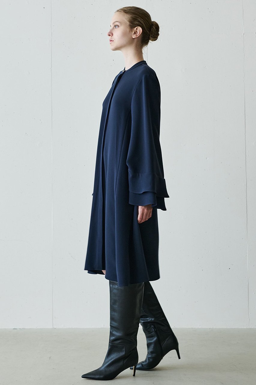 【ジェイドット/j.】の二重織ストレッチフリル袖ワンピース 人気、トレンドファッション・服の通販 founy(ファニー) ファッション Fashion レディースファッション Fashion for Women ワンピース Dresses チュニック Tunic Tops & Dresses ストレッチ Stretch, Stretchy Fabric スリーブ Sleeve, Long Sleeve / Short Sleeve ダブル Double, Double-Breasted チュニック Tunic, Long Top ドレープ Drape, Draping Fabric パーティ Party, Party Style フリル Frill, Ruffle フレア Flare, Flared ロング Long, Long-Length other-7|ID: prp329100004741195 ipo3291000000035871615