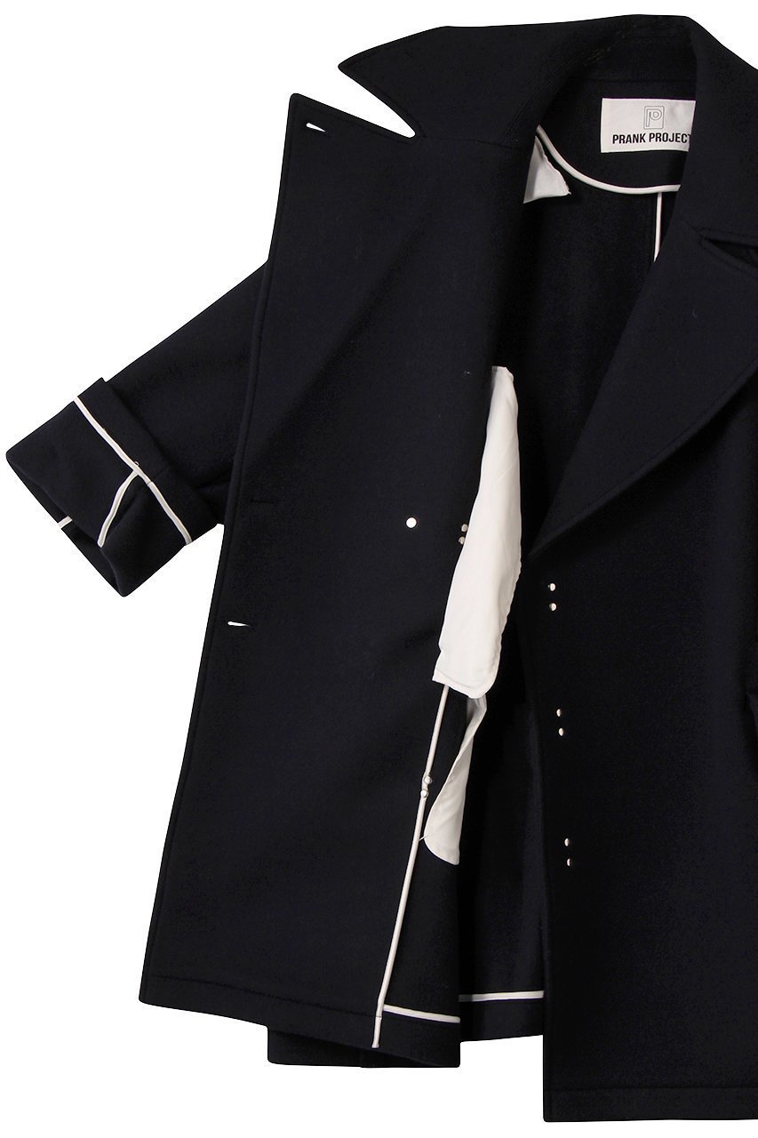 【プランク プロジェクト/PRANK PROJECT】のミドルピーコート / Mid Peacoat 人気、トレンドファッション・服の通販 founy(ファニー) 　ファッション　Fashion　レディースファッション　Fashion for Women　アウター　Coat / Outerwear Collection　コート・ロングコート・ピーコート　Long Coats, Peacoats & More　Pコート　Pea Coats　なめらか　Smooth, Silky Texture　ショート　Short, Short Length　フロント　Front, Front Design　メルトン　Melton, Heavy Wool　新作・新入荷　New Arrivals / New In　other-6|ID: prp329100004741199 ipo3291000000034255634