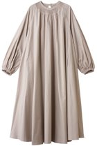 【ミディウミソリッド/MIDIUMISOLID】のボリュームワンピース 人気、トレンドファッション・服の通販 founy(ファニー) ファッション Fashion レディースファッション Fashion for Women ワンピース Dresses チュニック Tunic Tops & Dresses シンプル Simple, Minimal スニーカー Sneakers, Trainers チュニック Tunic, Long Top フレア Flare, Flared メッシュ Mesh, Net Fabric ロング Long, Long-Length thumbnail beige|ID: prp329100004741200 ipo3291000000035618272