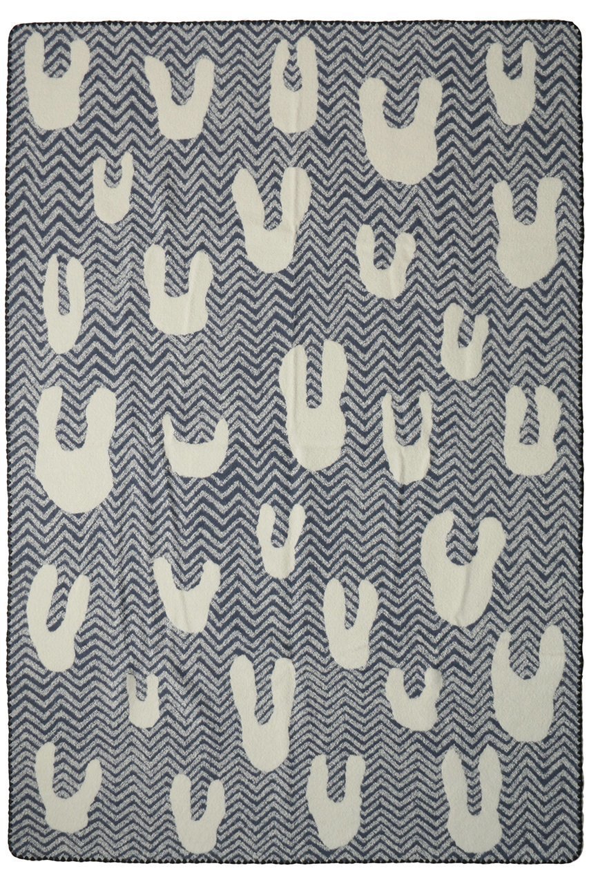 【ミナ ペルホネン/mina perhonen】のone cat and rabbits ブランケット large 約210×145cm 人気、トレンドファッション・服の通販 founy(ファニー) 　ファッション　Fashion　レディースファッション　Fashion for Women　ユニセックス　Unisex, Genderless　ブランケット　Blanket, Throw Blanket　新作・新入荷　New Arrivals / New In　猫　Cat, Kitty　other-5|ID: prp329100004742352 ipo3291000000034268843