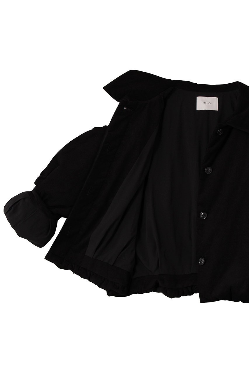 【マノフ/MANOF】のCORDUROY BATTING COAT 人気、トレンドファッション・服の通販 founy(ファニー) 　ファッション　Fashion　レディースファッション　Fashion for Women　アウター　Coat / Outerwear Collection　コート・ロングコート・ピーコート　Long Coats, Peacoats & More　ギャザー　Gathered, Ruffled　コーデュロイ　Corduroy, Cord Fabric　ショート　Short, Short Length　スリーブ　Sleeve, Long Sleeve / Short Sleeve　トレンド　Trend, Trending Now　フェミニン　Feminine, Girly　ラウンド　Round, Round Neck　ワイド　Wide, Wide Fit　冬　Winter / This Winter　新作・新入荷　New Arrivals / New In　軽量　Lightweight, Ultra Light　other-6|ID: prp329100004742360 ipo3291000000034268889
