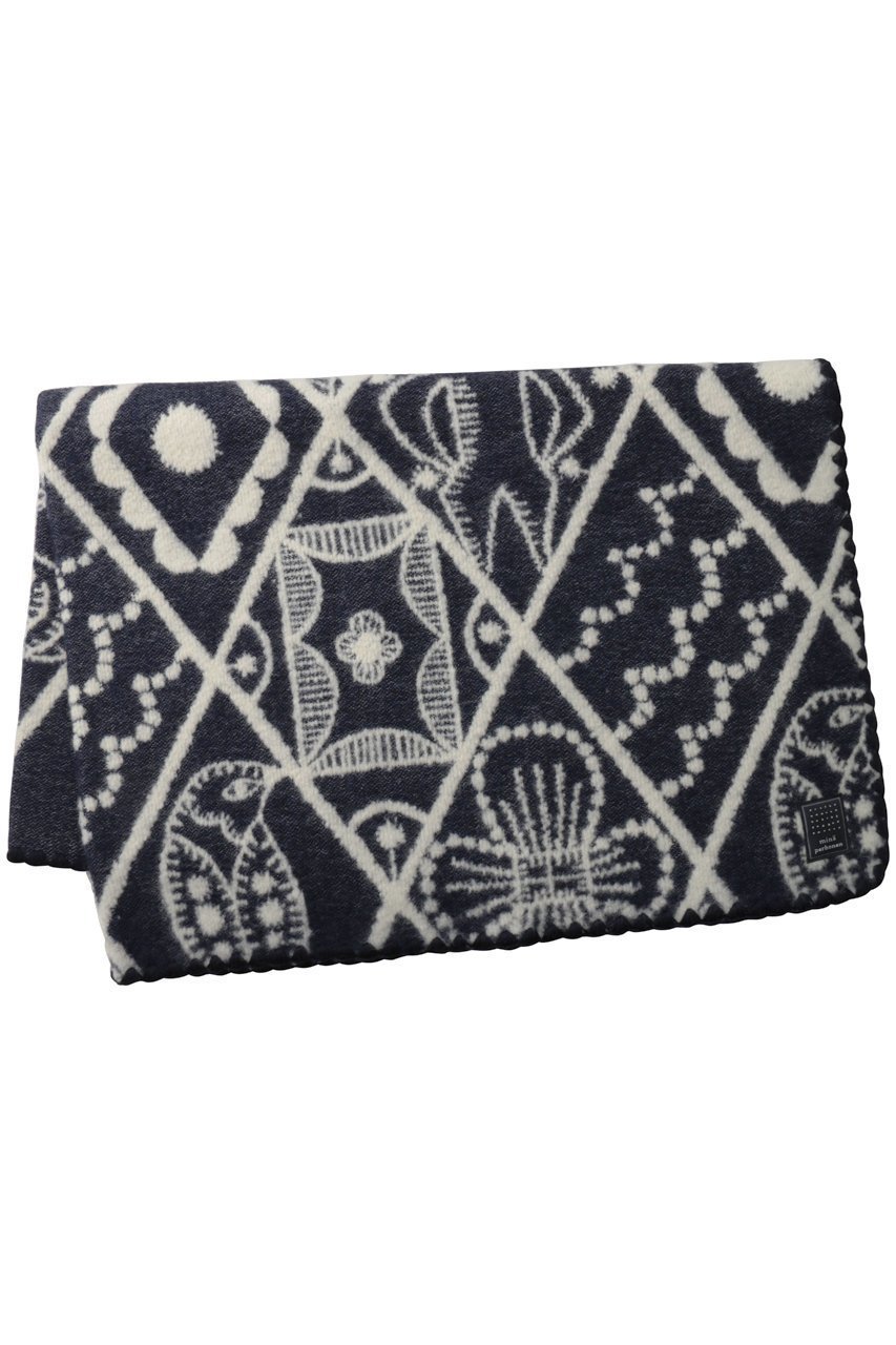 【ミナ ペルホネン/mina perhonen / GOODS】のsymphony ブランケット extra small 約72.5×105cm インテリア・キッズ・メンズ・レディースファッション・服の通販 founy(ファニー) 　ブランケット　Blanket, Throw Blanket　ネイビー|ID: prp329100004742363 ipo3291000000035385588