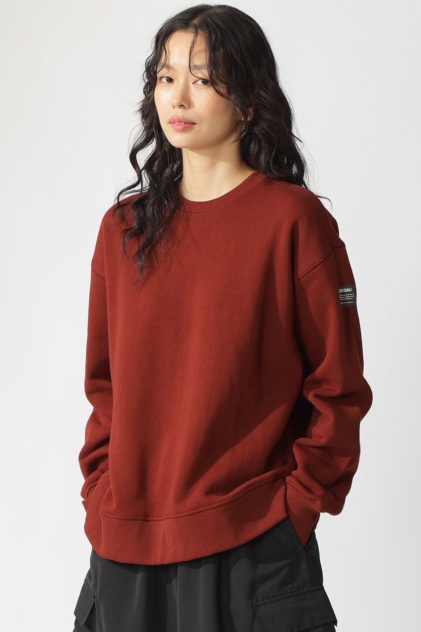 【エコアルフ/ECOALF】のSTORM BECAUSE スウェット / STORM SWEATSHIRT WOMAN 人気、トレンドファッション・服の通販 founy(ファニー) 　ファッション　Fashion　レディースファッション　Fashion for Women　トップス・カットソー　Cut & Sew Tops　シャツ・ブラウス・オフィスカジュアル　Elegant Blouses & Button-Ups　レディースパーカー・カジュアルフーディー　Casual Hoodies & Sweatshirts　ロングTシャツ・Tシャツ　Longline T-Shirts & Tees　スウェット・クルーネックトップス　Sweatshirts & Crewnecks / Relaxed Fit Sweat Tops　カットソー・ベーシックTシャツ　Cut-and-Sewn Tops / Stretch Tees & Basics　コレクション　Collection, Seasonal Line　スウェット / スエット　Sweatshirt, Sweatwear　スリーブ　Sleeve, Long Sleeve / Short Sleeve　トレンド　Trend, Trending Now　プリント　Print, Printed Pattern　リラックス　Relax, Relaxed Fit　ロング　Long, Long-Length　新作・新入荷　New Arrivals / New In　other-2|ID: prp329100004742374 ipo3291000000034268977