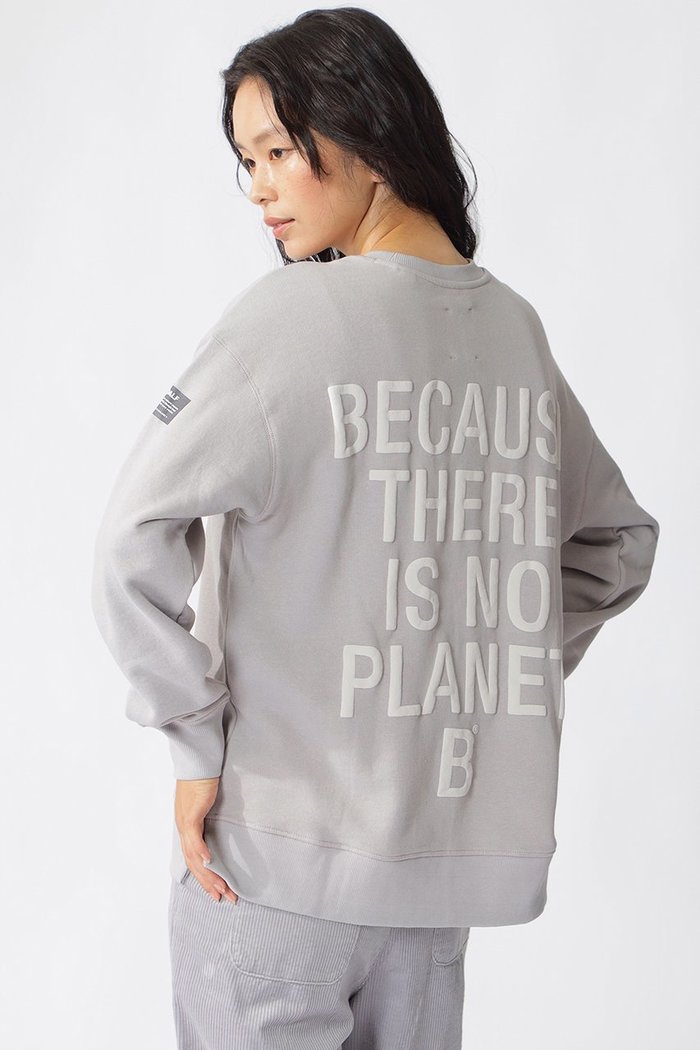 【エコアルフ/ECOALF】のSTORM BECAUSE スウェット / STORM SWEATSHIRT WOMAN インテリア・キッズ・メンズ・レディースファッション・服の通販 founy(ファニー) https://founy.com/ ファッション Fashion レディースファッション Fashion for Women トップス・カットソー Cut & Sew Tops シャツ・ブラウス・オフィスカジュアル Elegant Blouses & Button-Ups レディースパーカー・カジュアルフーディー Casual Hoodies & Sweatshirts ロングTシャツ・Tシャツ Longline T-Shirts & Tees スウェット・クルーネックトップス Sweatshirts & Crewnecks / Relaxed Fit Sweat Tops カットソー・ベーシックTシャツ Cut-and-Sewn Tops / Stretch Tees & Basics コレクション Collection, Seasonal Line スウェット / スエット Sweatshirt, Sweatwear スリーブ Sleeve, Long Sleeve / Short Sleeve トレンド Trend, Trending Now プリント Print, Printed Pattern リラックス Relax, Relaxed Fit ロング Long, Long-Length |ID: prp329100004742374 ipo3291000000035727227