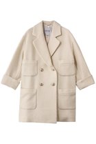 【アルアバイル/allureville】の【Loulou Willoughby】ツイードダブルミドルコート オフホワイト|ID: prp329100004742375 ipo3291000000035385615