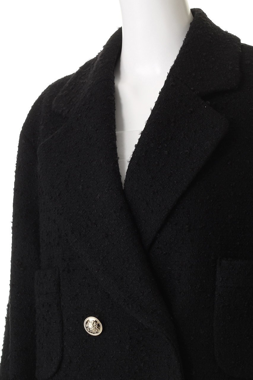 【アルアバイル/allureville】の【Loulou Willoughby】ツイードダブルミドルコート 人気、トレンドファッション・服の通販 founy(ファニー) ファッション Fashion レディースファッション Fashion for Women アウター Coat / Outerwear Collection コート・ロングコート・ピーコート Long Coats, Peacoats & More おすすめ Recommended / Our Picks ダウン Down, Puffer ツイード Twill, Twill Weave デニム Denim, Jeans Material ボトム Bottoms, Lower Wear ミドル Middle Length, Mid Height リュクス Luxury, Elegant, High-End, Chic ロング Long, Long-Length エレガント 上品 Elegant other-5|ID: prp329100004742375 ipo3291000000035385620