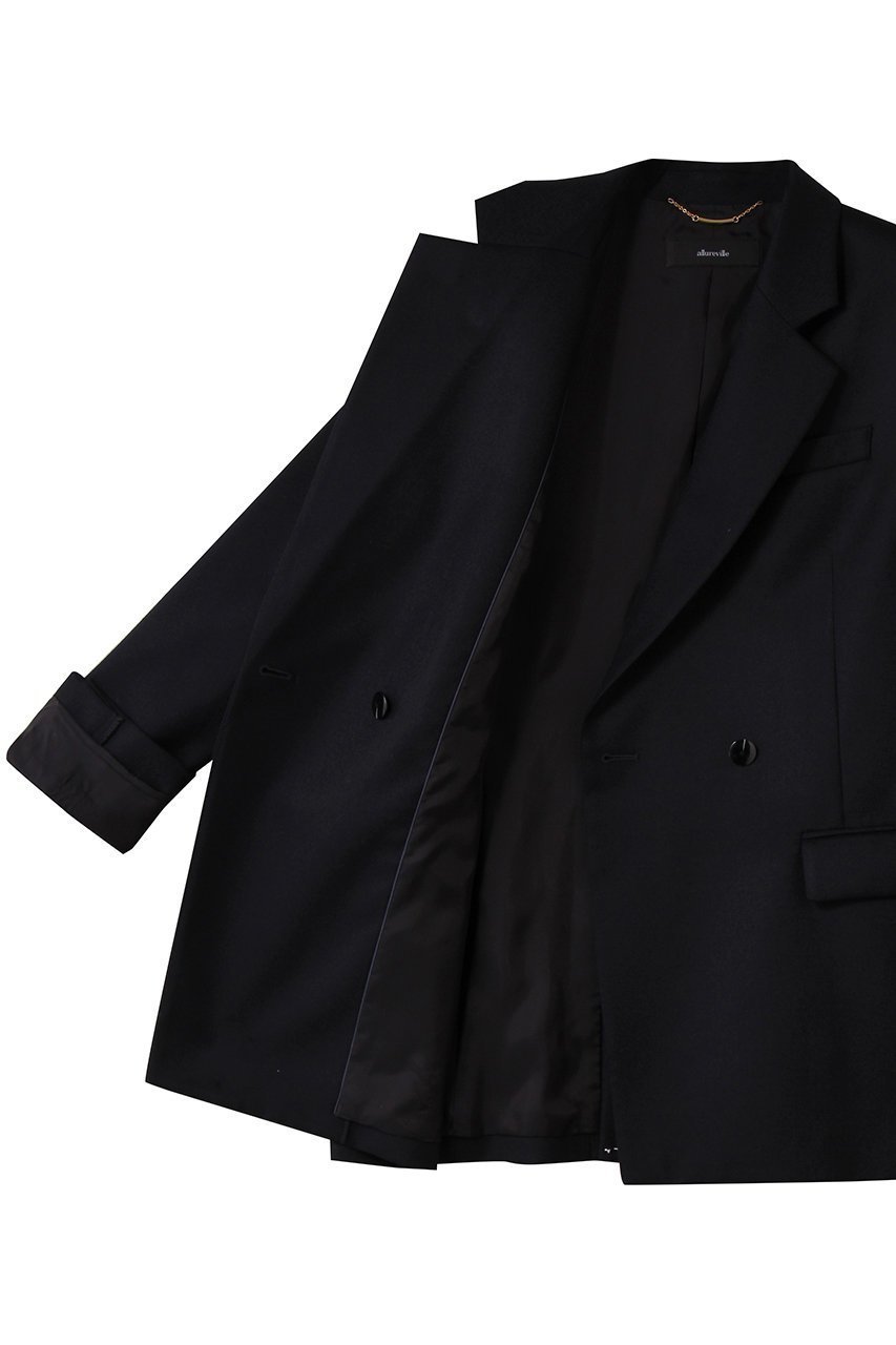 【アルアバイル/allureville】のウールサキソニーフラップポケットジャケット 人気、トレンドファッション・服の通販 founy(ファニー) 　ファッション　Fashion　レディースファッション　Fashion for Women　アウター　Coat / Outerwear Collection　レディースジャケット・軽アウター　Jackets　おすすめ　Recommended / Our Picks　ジャケット　Jacket, Outerwear　ファブリック　Fabric, Textile　フェミニン　Feminine, Girly　新作・新入荷　New Arrivals / New In　other-6|ID: prp329100004742376 ipo3291000000034268994