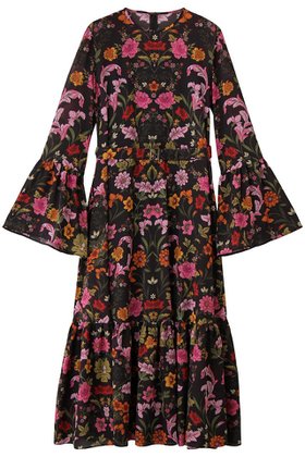 【アルアバイル/allureville】 【Loulou Willoughby】シンメトリーフラワーPTワンピース人気、トレンドファッション・服の通販 founy(ファニー) ファッション Fashion レディースファッション Fashion for Women ワンピース Dresses チュニック Tunic Tops & Dresses おすすめ Recommended / Our Picks エレガント 上品 Elegant スウェット / スエット Sweatshirt, Sweatwear スリーブ Sleeve, Long Sleeve / Short Sleeve チュニック Tunic, Long Top フラワー Flower, Floral フレア Flare, Flared プリント Print, Printed Pattern ロング Long, Long-Length 新作・新入荷 New Arrivals / New In A/W・秋冬 Autumn/Winter |ID:prp329100004742378