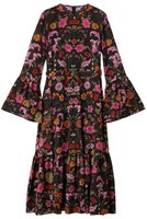 【アルアバイル/allureville】の【Loulou Willoughby】シンメトリーフラワーPTワンピース 人気、トレンドファッション・服の通販 founy(ファニー) ファッション Fashion レディースファッション Fashion for Women ワンピース Dresses チュニック Tunic Tops & Dresses おすすめ Recommended / Our Picks エレガント 上品 Elegant スウェット / スエット Sweatshirt, Sweatwear スリーブ Sleeve, Long Sleeve / Short Sleeve チュニック Tunic, Long Top フラワー Flower, Floral フレア Flare, Flared プリント Print, Printed Pattern ロング Long, Long-Length 新作・新入荷 New Arrivals / New In A/W・秋冬 Autumn/Winter |ID:prp329100004742378