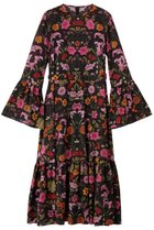 【アルアバイル/allureville】の【Loulou Willoughby】シンメトリーフラワーPTワンピース 人気、トレンドファッション・服の通販 founy(ファニー) ファッション Fashion レディースファッション Fashion for Women ワンピース Dresses チュニック Tunic Tops & Dresses おすすめ Recommended / Our Picks エレガント 上品 Elegant スウェット / スエット Sweatshirt, Sweatwear スリーブ Sleeve, Long Sleeve / Short Sleeve チュニック Tunic, Long Top フラワー Flower, Floral フレア Flare, Flared プリント Print, Printed Pattern ロング Long, Long-Length 新作・新入荷 New Arrivals / New In A/W・秋冬 Autumn/Winter thumbnail ブラック系|ID: prp329100004742378 ipo3291000000034269004