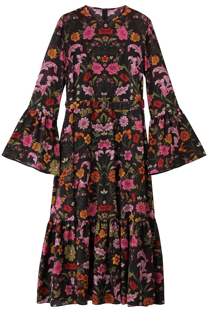 【アルアバイル/allureville】の【Loulou Willoughby】シンメトリーフラワーPTワンピース インテリア・キッズ・メンズ・レディースファッション・服の通販 founy(ファニー) https://founy.com/ ファッション Fashion レディースファッション Fashion for Women ワンピース Dresses チュニック Tunic Tops & Dresses おすすめ Recommended / Our Picks エレガント 上品 Elegant スウェット / スエット Sweatshirt, Sweatwear スリーブ Sleeve, Long Sleeve / Short Sleeve チュニック Tunic, Long Top フラワー Flower, Floral フレア Flare, Flared プリント Print, Printed Pattern ロング Long, Long-Length A/W・秋冬 Autumn/Winter |ID: prp329100004742378 ipo3291000000036228734