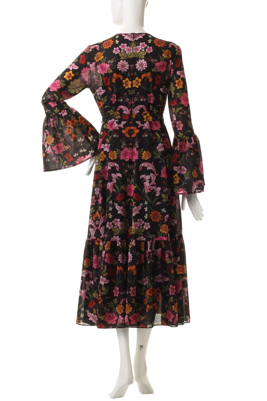 【アルアバイル/allureville】の【Loulou Willoughby】シンメトリーフラワーPTワンピース 人気、トレンドファッション・服の通販 founy(ファニー) ファッション Fashion レディースファッション Fashion for Women ワンピース Dresses チュニック Tunic Tops & Dresses おすすめ Recommended / Our Picks エレガント 上品 Elegant スウェット / スエット Sweatshirt, Sweatwear スリーブ Sleeve, Long Sleeve / Short Sleeve チュニック Tunic, Long Top フラワー Flower, Floral フレア Flare, Flared プリント Print, Printed Pattern ロング Long, Long-Length A/W・秋冬 Autumn/Winter other-4|ID: prp329100004742378 ipo3291000000036228740