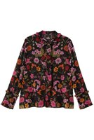 【アルアバイル/allureville】の【Loulou Willoughby】シンメトリーフラワーリボンブラウス 人気、トレンドファッション・服の通販 founy(ファニー) ファッション Fashion レディースファッション Fashion for Women トップス・カットソー Cut & Sew Tops シャツ・ブラウス・オフィスカジュアル Elegant Blouses & Button-Ups エレガント 上品 Elegant シンプル Simple, Minimal スリーブ Sleeve, Long Sleeve / Short Sleeve フラワー Flower, Floral プリント Print, Printed Pattern ロング Long, Long-Length 新作・新入荷 New Arrivals / New In A/W・秋冬 Autumn/Winter |ID:prp329100004742379