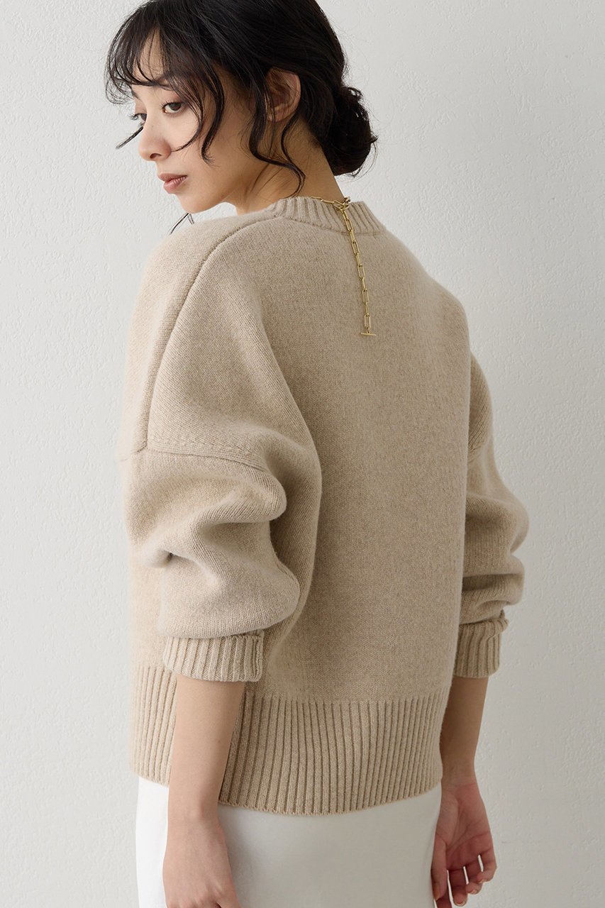 【ウィムガゼット/Whim Gazette】のシルエットニット 人気、トレンドファッション・服の通販 founy(ファニー) 　ファッション　Fashion　レディースファッション　Fashion for Women　トップス・カットソー　Cut & Sew Tops　ニット　Knit Tops & Sweaters　カジュアルプルオーバー・ニットトップス　Pullovers & Knit Tops / Casual Pullovers　クール　Cool, Chic　シンプル　Simple, Minimal　ストレッチ　Stretch, Stretchy Fabric　フォルム　Silhouette, Form　新作・新入荷　New Arrivals / New In　other-2|ID: prp329100004742383 ipo3291000000034269043