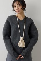 【ウィムガゼット/Whim Gazette】のシルエットニット グレー|ID: prp329100004742383 ipo3291000000035679622