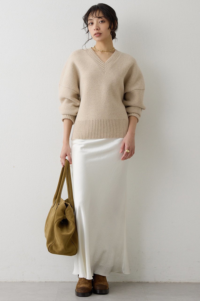 【ウィムガゼット/Whim Gazette】のシルエットニット 人気、トレンドファッション・服の通販 founy(ファニー) ファッション Fashion レディースファッション Fashion for Women トップス・カットソー Cut & Sew Tops ニット Knit Tops & Sweaters カジュアルプルオーバー・ニットトップス Pullovers & Knit Tops / Casual Pullovers クール Cool, Chic シンプル Simple, Minimal ストレッチ Stretch, Stretchy Fabric フォルム Silhouette, Form other-4|ID: prp329100004742383 ipo3291000000035860800