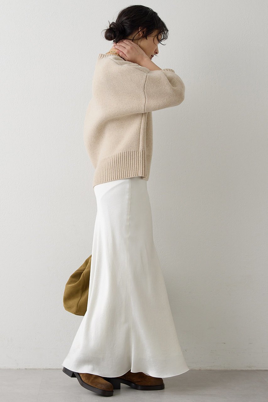 【ウィムガゼット/Whim Gazette】のシルエットニット 人気、トレンドファッション・服の通販 founy(ファニー) ファッション Fashion レディースファッション Fashion for Women トップス・カットソー Cut & Sew Tops ニット Knit Tops & Sweaters カジュアルプルオーバー・ニットトップス Pullovers & Knit Tops / Casual Pullovers クール Cool, Chic シンプル Simple, Minimal ストレッチ Stretch, Stretchy Fabric フォルム Silhouette, Form other-6|ID: prp329100004742383 ipo3291000000035860802