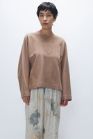 【プルミエ アロンディスモン/1er Arrondissement】のウールスムースドルマントップス 人気、トレンドファッション・服の通販 founy(ファニー) ファッション Fashion レディースファッション Fashion for Women トップス・カットソー Cut & Sew Tops シャツ・ブラウス・オフィスカジュアル Elegant Blouses & Button-Ups おすすめ Recommended / Our Picks なめらか Smooth, Silky Texture スリーブ Sleeve, Long Sleeve / Short Sleeve セットアップ Set-Up, Coordinated Outfit ルーズ Loose, Oversized ロング Long, Long-Length エレガント 上品 Elegant 新作・新入荷 New Arrivals / New In |ID:prp329100004742384