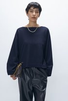 【プルミエ アロンディスモン/1er Arrondissement】のウールスムースドルマントップス 人気、トレンドファッション・服の通販 founy(ファニー) ファッション Fashion レディースファッション Fashion for Women トップス・カットソー Cut & Sew Tops シャツ・ブラウス・オフィスカジュアル Elegant Blouses & Button-Ups おすすめ Recommended / Our Picks なめらか Smooth, Silky Texture スリーブ Sleeve, Long Sleeve / Short Sleeve セットアップ Set-Up, Coordinated Outfit ルーズ Loose, Oversized ロング Long, Long-Length エレガント 上品 Elegant 新作・新入荷 New Arrivals / New In thumbnail ネイビー|ID: prp329100004742384 ipo3291000000034269053