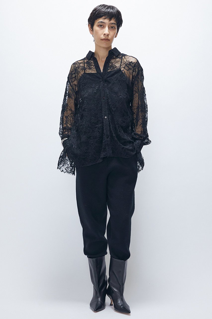 【プルミエ アロンディスモン/1er Arrondissement】のレースブラウス 人気、トレンドファッション・服の通販 founy(ファニー) 　ファッション　Fashion　レディースファッション　Fashion for Women　トップス・カットソー　Cut & Sew Tops　シャツ・ブラウス・オフィスカジュアル　Elegant Blouses & Button-Ups　スカラップ　Scallop, Scalloped Edge　スリーブ　Sleeve, Long Sleeve / Short Sleeve　フェミニン　Feminine, Girly　ラッセル　Raschel, Raschel Lace　レース　Lace, Lace Fabric　ロング　Long, Long-Length　エレガント 上品　Elegant　新作・新入荷　New Arrivals / New In　other-2|ID: prp329100004742385 ipo3291000000034269062