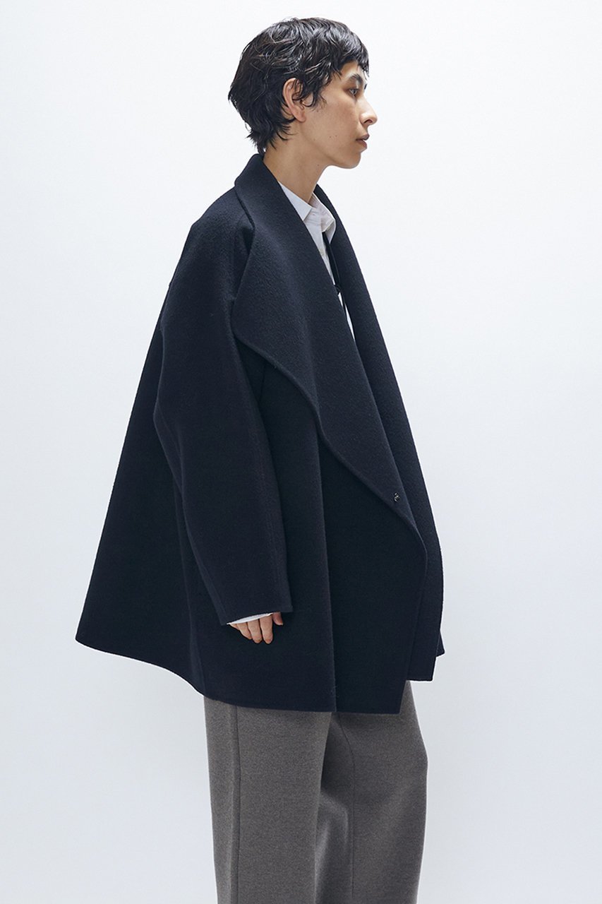 【プルミエ アロンディスモン/1er Arrondissement】のTOPダブルビーバーショールコート 人気、トレンドファッション・服の通販 founy(ファニー) 　ファッション　Fashion　レディースファッション　Fashion for Women　アウター　Coat / Outerwear Collection　コート・ロングコート・ピーコート　Long Coats, Peacoats & More　エレガント 上品　Elegant　ショート　Short, Short Length　ショール　Shawl, Wrap　新作・新入荷　New Arrivals / New In　other-2|ID: prp329100004742387 ipo3291000000034269072