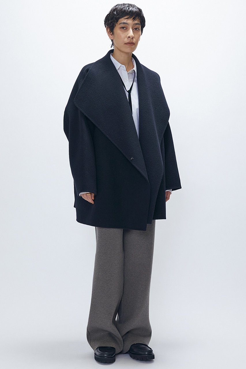 【プルミエ アロンディスモン/1er Arrondissement】のTOPダブルビーバーショールコート 人気、トレンドファッション・服の通販 founy(ファニー) 　ファッション　Fashion　レディースファッション　Fashion for Women　アウター　Coat / Outerwear Collection　コート・ロングコート・ピーコート　Long Coats, Peacoats & More　エレガント 上品　Elegant　ショート　Short, Short Length　ショール　Shawl, Wrap　新作・新入荷　New Arrivals / New In　other-3|ID: prp329100004742387 ipo3291000000034269073