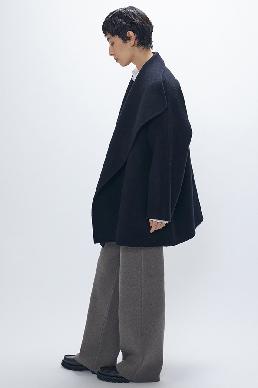 【プルミエ アロンディスモン/1er Arrondissement】のTOPダブルビーバーショールコート 人気、トレンドファッション・服の通販 founy(ファニー) 　ファッション　Fashion　レディースファッション　Fashion for Women　アウター　Coat / Outerwear Collection　コート・ロングコート・ピーコート　Long Coats, Peacoats & More　エレガント 上品　Elegant　ショート　Short, Short Length　ショール　Shawl, Wrap　新作・新入荷　New Arrivals / New In　other-4|ID: prp329100004742387 ipo3291000000034269074
