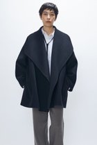 【プルミエ アロンディスモン/1er Arrondissement】のTOPダブルビーバーショールコート ブラック|ID: prp329100004742387 ipo3291000000035385673