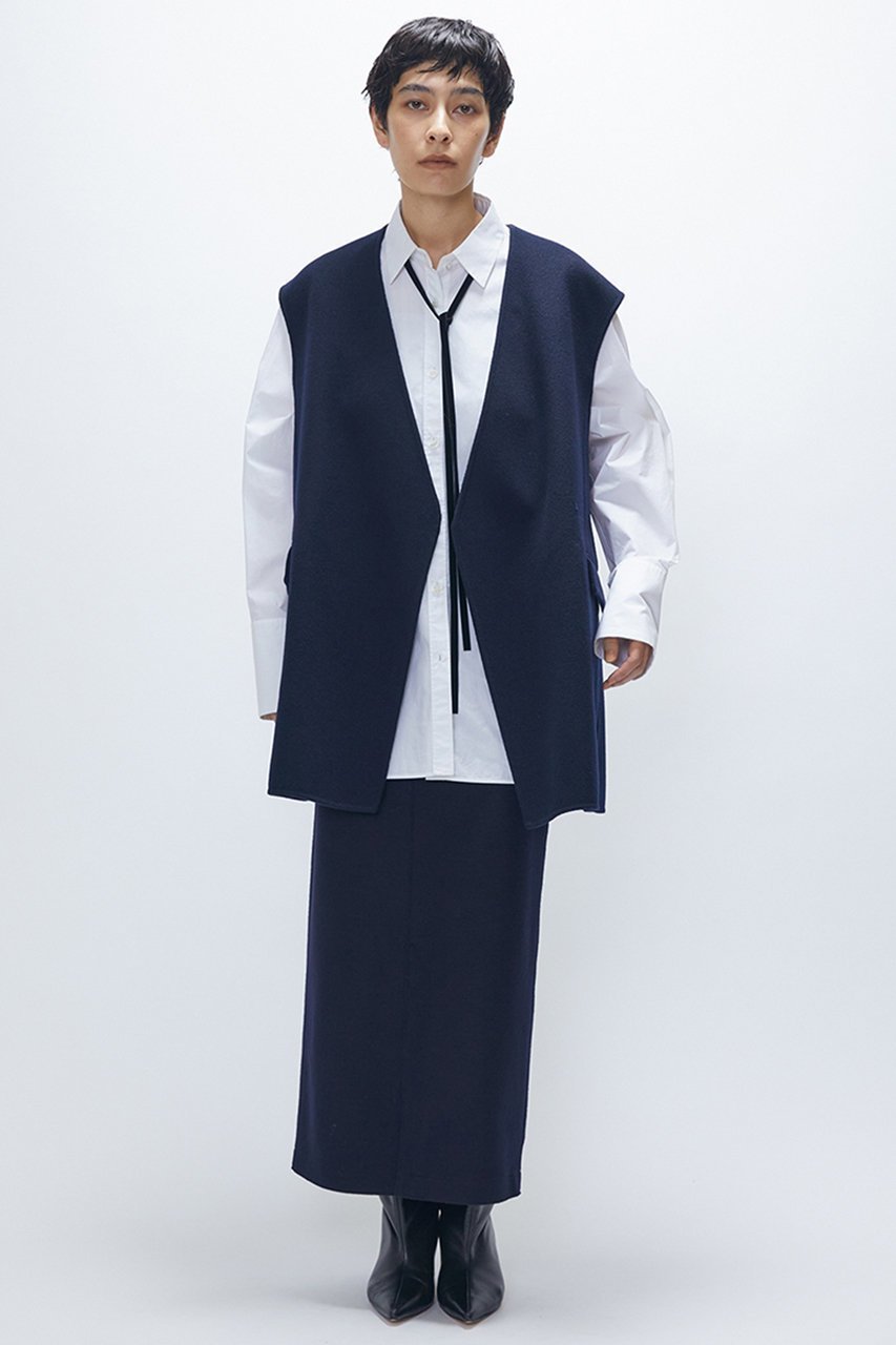 【プルミエ アロンディスモン/1er Arrondissement】のウールスムースタイトスカート 人気、トレンドファッション・服の通販 founy(ファニー) 　ファッション　Fashion　レディースファッション　Fashion for Women　スカート　Skirts　ロングスカート　Long Skirts / Maxi & Midi Skirts　おすすめ　Recommended / Our Picks　なめらか　Smooth, Silky Texture　シンプル　Simple, Minimal　セットアップ　Set-Up, Coordinated Outfit　タイトスカート　Pencil Skirt, Tight Skirt　ロング　Long, Long-Length　エレガント 上品　Elegant　新作・新入荷　New Arrivals / New In　other-3|ID: prp329100004742388 ipo3291000000034269086