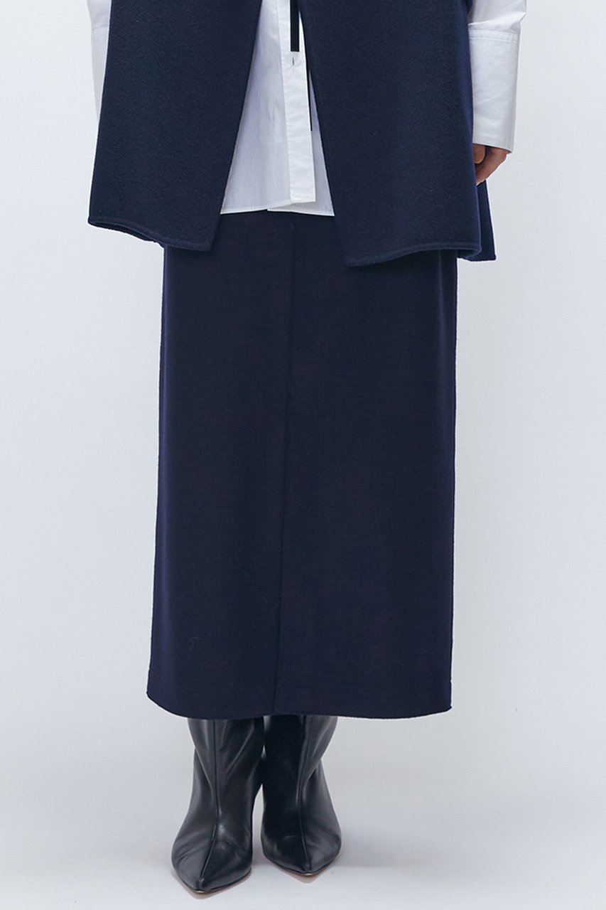 【プルミエ アロンディスモン/1er Arrondissement】のウールスムースタイトスカート 人気、トレンドファッション・服の通販 founy(ファニー) 　ファッション　Fashion　レディースファッション　Fashion for Women　スカート　Skirts　ロングスカート　Long Skirts / Maxi & Midi Skirts　おすすめ　Recommended / Our Picks　なめらか　Smooth, Silky Texture　シンプル　Simple, Minimal　セットアップ　Set-Up, Coordinated Outfit　タイトスカート　Pencil Skirt, Tight Skirt　ロング　Long, Long-Length　エレガント 上品　Elegant　other-2|ID: prp329100004742388 ipo3291000000036228765