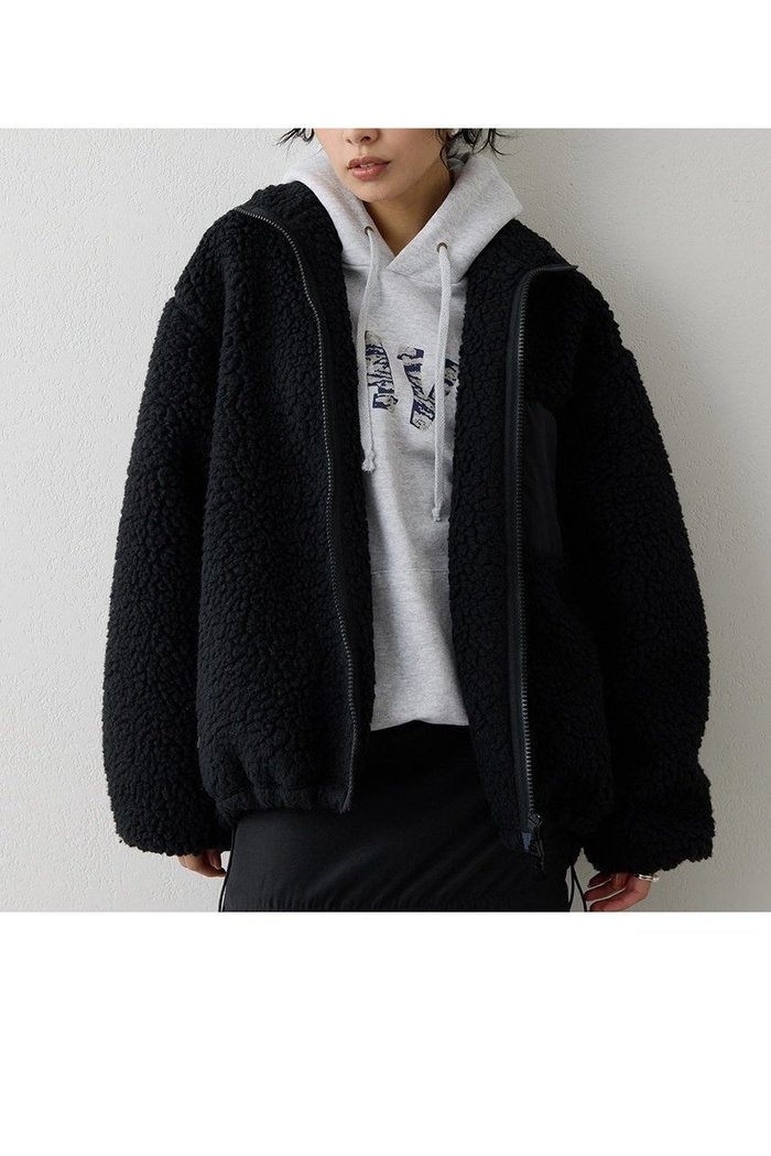 【ウィムガゼット/Whim Gazette】のボアブルゾンジャケット インテリア・キッズ・メンズ・レディースファッション・服の通販 founy(ファニー) https://founy.com/ ファッション Fashion レディースファッション Fashion for Women アウター Coat / Outerwear Collection レディースジャケット・軽アウター Jackets ブルゾンジャケット・スポーティアウター Blouson Jackets ジャケット Jacket, Outerwear パイピング Piping, Trim Design ブルゾン Blouson, Bomber Jacket ポケット Pocket, Pocket Detail 新作・新入荷 New Arrivals / New In |ID: prp329100004742390 ipo3291000000034269089
