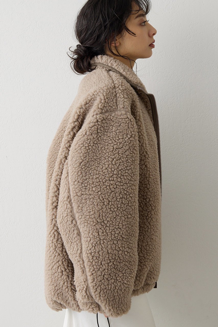 【ウィムガゼット/Whim Gazette】のボアブルゾンジャケット 人気、トレンドファッション・服の通販 founy(ファニー) 　ファッション　Fashion　レディースファッション　Fashion for Women　アウター　Coat / Outerwear Collection　レディースジャケット・軽アウター　Jackets　ブルゾンジャケット・スポーティアウター　Blouson Jackets　ジャケット　Jacket, Outerwear　パイピング　Piping, Trim Design　ブルゾン　Blouson, Bomber Jacket　ポケット　Pocket, Pocket Detail　新作・新入荷　New Arrivals / New In　other-3|ID: prp329100004742390 ipo3291000000034269096