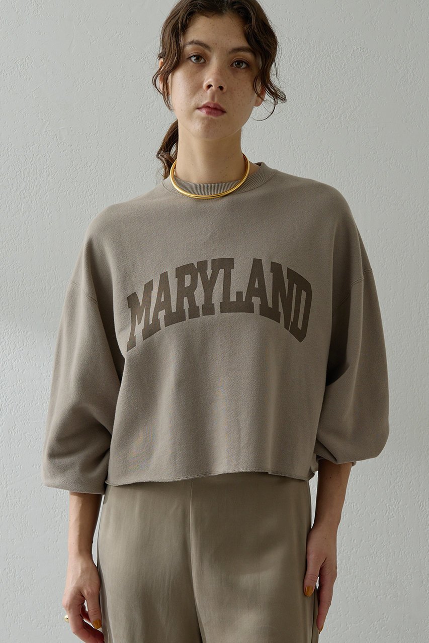 【ウィムガゼット/Whim Gazette】の裏毛ロゴプルオーバー インテリア・キッズ・メンズ・レディースファッション・服の通販 founy(ファニー) 　ファッション　Fashion　レディースファッション　Fashion for Women　トップス・カットソー　Cut & Sew Tops　シャツ・ブラウス・オフィスカジュアル　Elegant Blouses & Button-Ups　ロングTシャツ・Tシャツ　Longline T-Shirts & Tees　カジュアルプルオーバー・ニットトップス　Pullovers & Knit Tops / Casual Pullovers　カットソー・ベーシックTシャツ　Cut-and-Sewn Tops / Stretch Tees & Basics　スリーブ　Sleeve, Long Sleeve / Short Sleeve　タオル　Towel, Bath Towel　フロント　Front, Front Design　プリント　Print, Printed Pattern　ロング　Long, Long-Length　吸水　Absorbent, Quick-Dry　モカ|ID: prp329100004742391 ipo3291000000036067126