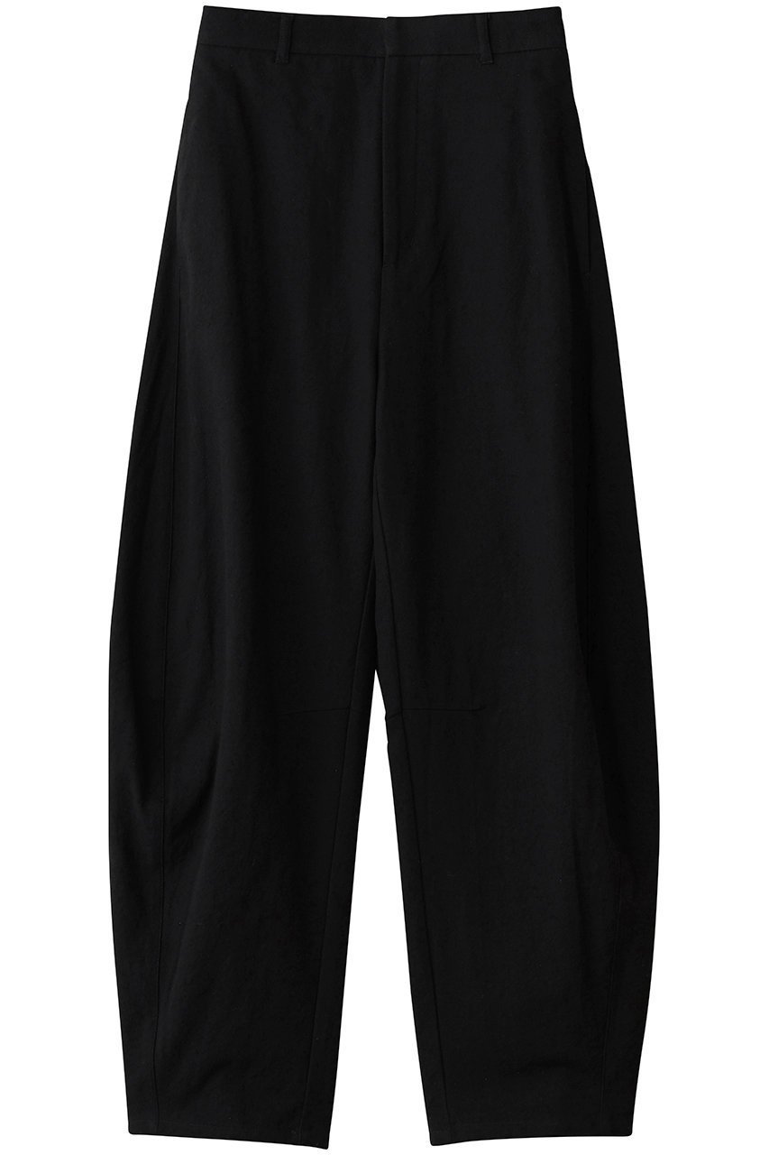 【ハー/HER.】のカーブパンツ インテリア・キッズ・メンズ・レディースファッション・服の通販 founy(ファニー) 　ファッション　Fashion　レディースファッション　Fashion for Women　パンツ　Pants & Trousers　シルク　Silk, 100% Silk　ネップ　Nepp, Slub Yarn　再入荷　Restock / Back in Stock　ブラック|ID: prp329100004743721 ipo3291000000035359210