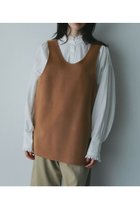 【ハー/HER.】の【10/23 12:00販売開始】ウールカシミヤリバーベスト キャメル|ID:prp329100004743722