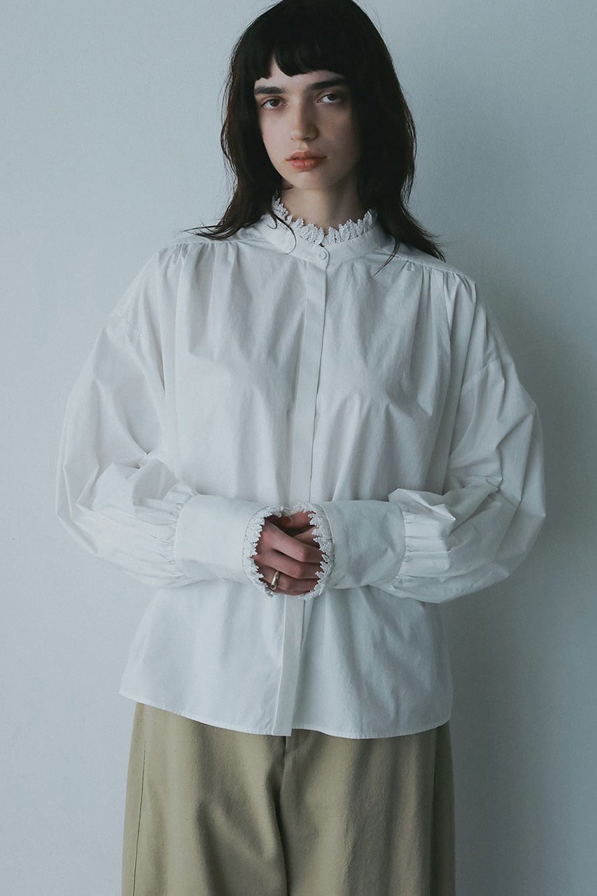 【ハー/HER.】の【10/23 12:00販売開始】ヴィンテージライクレースブラウス 人気、トレンドファッション・服の通販 founy(ファニー) 　ファッション　Fashion　レディースファッション　Fashion for Women　トップス・カットソー　Cut & Sew Tops　シャツ・ブラウス・オフィスカジュアル　Elegant Blouses & Button-Ups　おすすめ　Recommended / Our Picks　インナー　Innerwear　カフス　Cuff Design　クラシカル　Classical, Vintage-Inspired　クラシック　Classic, Timeless Style　スリーブ　Sleeve, Long Sleeve / Short Sleeve　レース　Lace, Lace Fabric　ロング　Long, Long-Length　ヴィンテージ　Vintage Style　エレガント 上品　Elegant　新作・新入荷　New Arrivals / New In　other-6|ID: prp329100004743723 ipo3291000000034281311