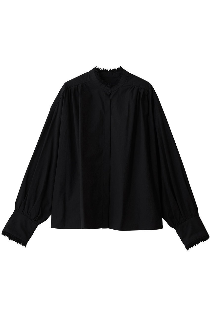 【ハー/HER.】のヴィンテージライクレースブラウス インテリア・キッズ・メンズ・レディースファッション・服の通販 founy(ファニー) 　ファッション　Fashion　レディースファッション　Fashion for Women　トップス・カットソー　Cut & Sew Tops　シャツ・ブラウス・オフィスカジュアル　Elegant Blouses & Button-Ups　おすすめ　Recommended / Our Picks　インナー　Innerwear　カフス　Cuff Design　クラシカル　Classical, Vintage-Inspired　クラシック　Classic, Timeless Style　スリーブ　Sleeve, Long Sleeve / Short Sleeve　レース　Lace, Lace Fabric　ロング　Long, Long-Length　ヴィンテージ　Vintage Style　エレガント 上品　Elegant　ブラック|ID: prp329100004743723 ipo3291000000036107771