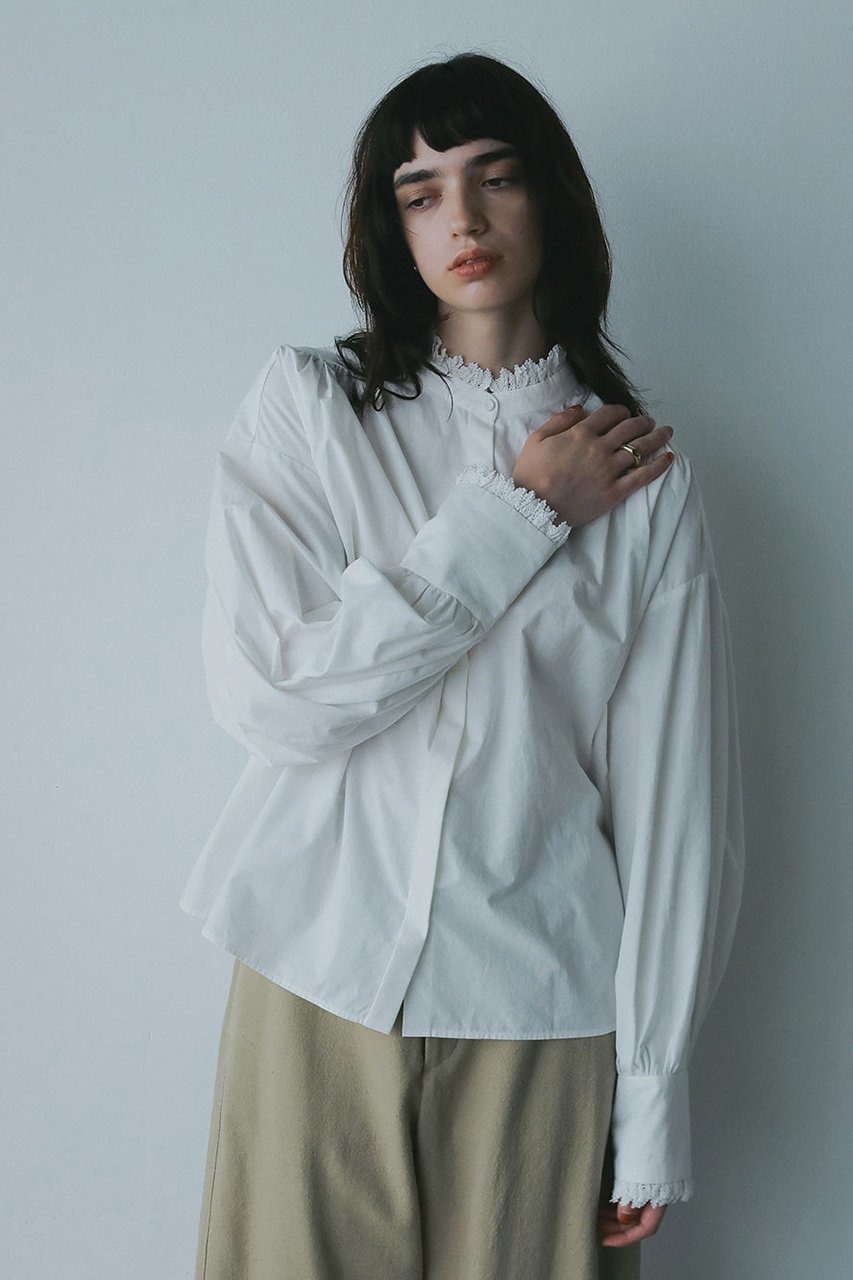 【ハー/HER.】のヴィンテージライクレースブラウス 人気、トレンドファッション・服の通販 founy(ファニー) 　ファッション　Fashion　レディースファッション　Fashion for Women　トップス・カットソー　Cut & Sew Tops　シャツ・ブラウス・オフィスカジュアル　Elegant Blouses & Button-Ups　おすすめ　Recommended / Our Picks　インナー　Innerwear　カフス　Cuff Design　クラシカル　Classical, Vintage-Inspired　クラシック　Classic, Timeless Style　スリーブ　Sleeve, Long Sleeve / Short Sleeve　レース　Lace, Lace Fabric　ロング　Long, Long-Length　ヴィンテージ　Vintage Style　エレガント 上品　Elegant　other-7|ID: prp329100004743723 ipo3291000000036107778