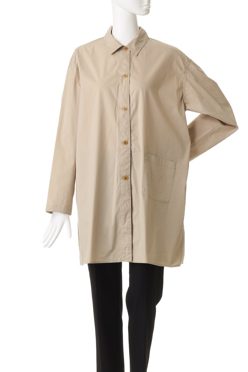 【ミディウミ/MidiUmi】のTWO&MORE coat shirt シャツ 人気、トレンドファッション・服の通販 founy(ファニー) 　ファッション　Fashion　レディースファッション　Fashion for Women　アウター　Coat / Outerwear Collection　コート・ロングコート・ピーコート　Long Coats, Peacoats & More　トップス・カットソー　Cut & Sew Tops　シャツ・ブラウス・オフィスカジュアル　Elegant Blouses & Button-Ups　ロングTシャツ・Tシャツ　Longline T-Shirts & Tees　なめらか　Smooth, Silky Texture　シンプル　Simple, Minimal　スリーブ　Sleeve, Long Sleeve / Short Sleeve　ファブリック　Fabric, Textile　リュクス　Luxury, Elegant, High-End, Chic　ロング　Long, Long-Length　ワーク　Workwear, Utility Style　other-2|ID: prp329100004743725 ipo3291000000035949316