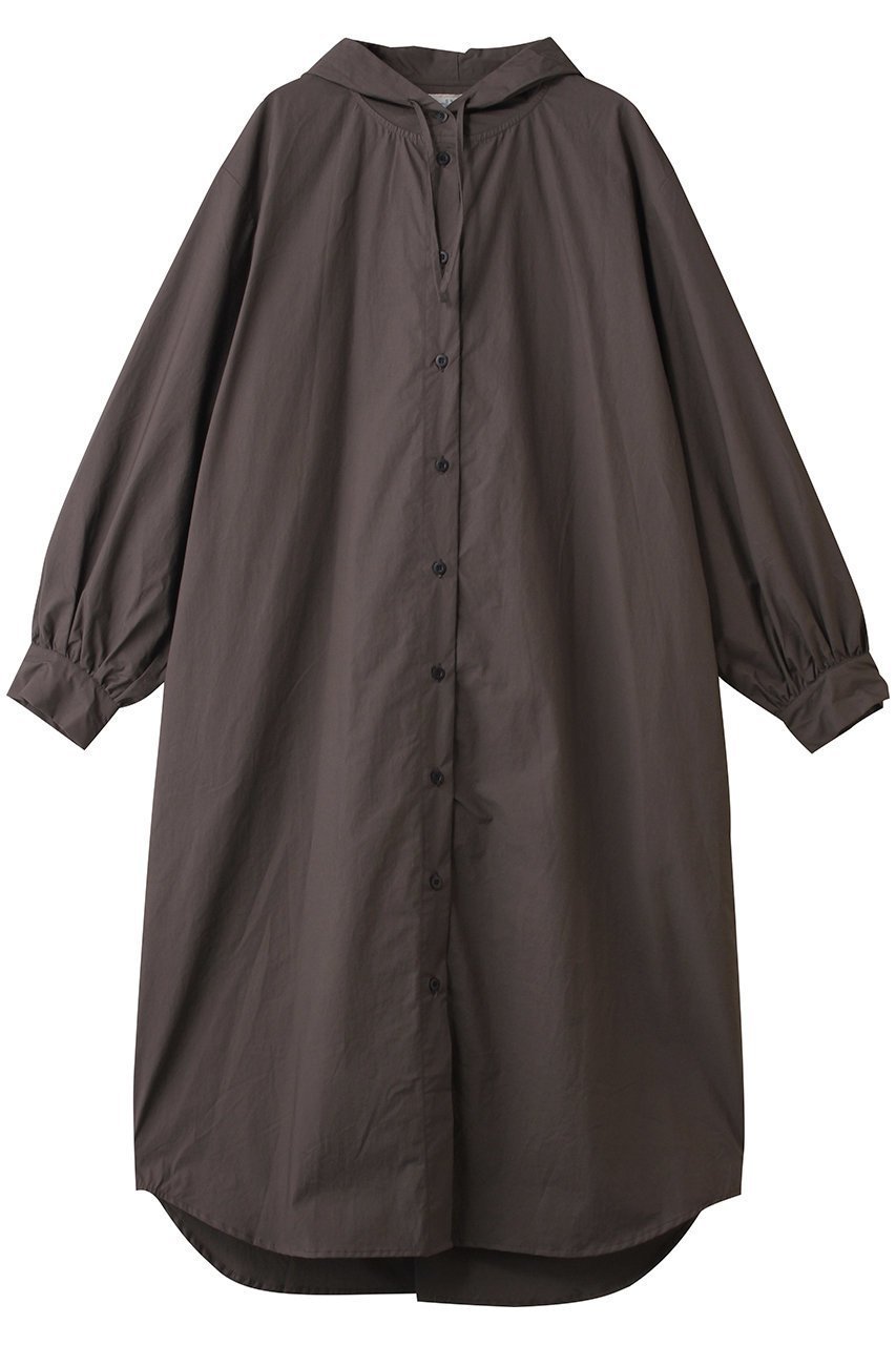 【ミディウミ/MidiUmi】のhooded shirt OP ワンピース インテリア・キッズ・メンズ・レディースファッション・服の通販 founy(ファニー) 　ファッション　Fashion　レディースファッション　Fashion for Women　ワンピース　Dresses　チュニック　Tunic Tops & Dresses　おすすめ　Recommended / Our Picks　シンプル　Simple, Minimal　チュニック　Tunic, Long Top　ロング　Long, Long-Length　c.gray|ID: prp329100004743726 ipo3291000000036205739