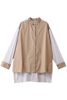 【ミディウミ/MidiUmi】のTWO&MORE stripe shirt シャツ 人気、トレンドファッション・服の通販 founy(ファニー) ファッション Fashion レディースファッション Fashion for Women トップス・カットソー Cut & Sew Tops シャツ・ブラウス・オフィスカジュアル Elegant Blouses & Button-Ups なめらか Smooth, Silky Texture シンプル Simple, Minimal ストライプ Stripe, Striped Pattern スリーブ Sleeve, Long Sleeve / Short Sleeve トレンド Trend, Trending Now ファブリック Fabric, Textile ヘムライン Hemline, Bottom Cut リュクス Luxury, Elegant, High-End, Chic ロング Long, Long-Length 新作・新入荷 New Arrivals / New In |ID:prp329100004743727