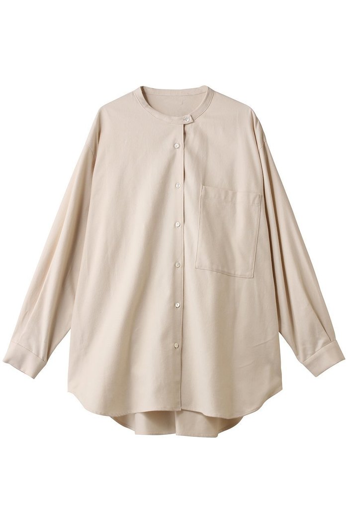 【ミディウミ/MidiUmi】のHOME band collar shirt シャツ インテリア・キッズ・メンズ・レディースファッション・服の通販 founy(ファニー) https://founy.com/ ファッション Fashion レディースファッション Fashion for Women トップス・カットソー Cut & Sew Tops シャツ・ブラウス・オフィスカジュアル Elegant Blouses & Button-Ups シンプル Simple, Minimal スラックス Slacks, Dress Pants スリーブ Sleeve, Long Sleeve / Short Sleeve デニム Denim, Jeans Material ロング Long, Long-Length ワイド Wide, Wide Fit |ID: prp329100004743728 ipo3291000000034281354