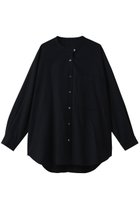 【ミディウミ/MidiUmi】のHOME band collar shirt シャツ navy|ID:prp329100004743728