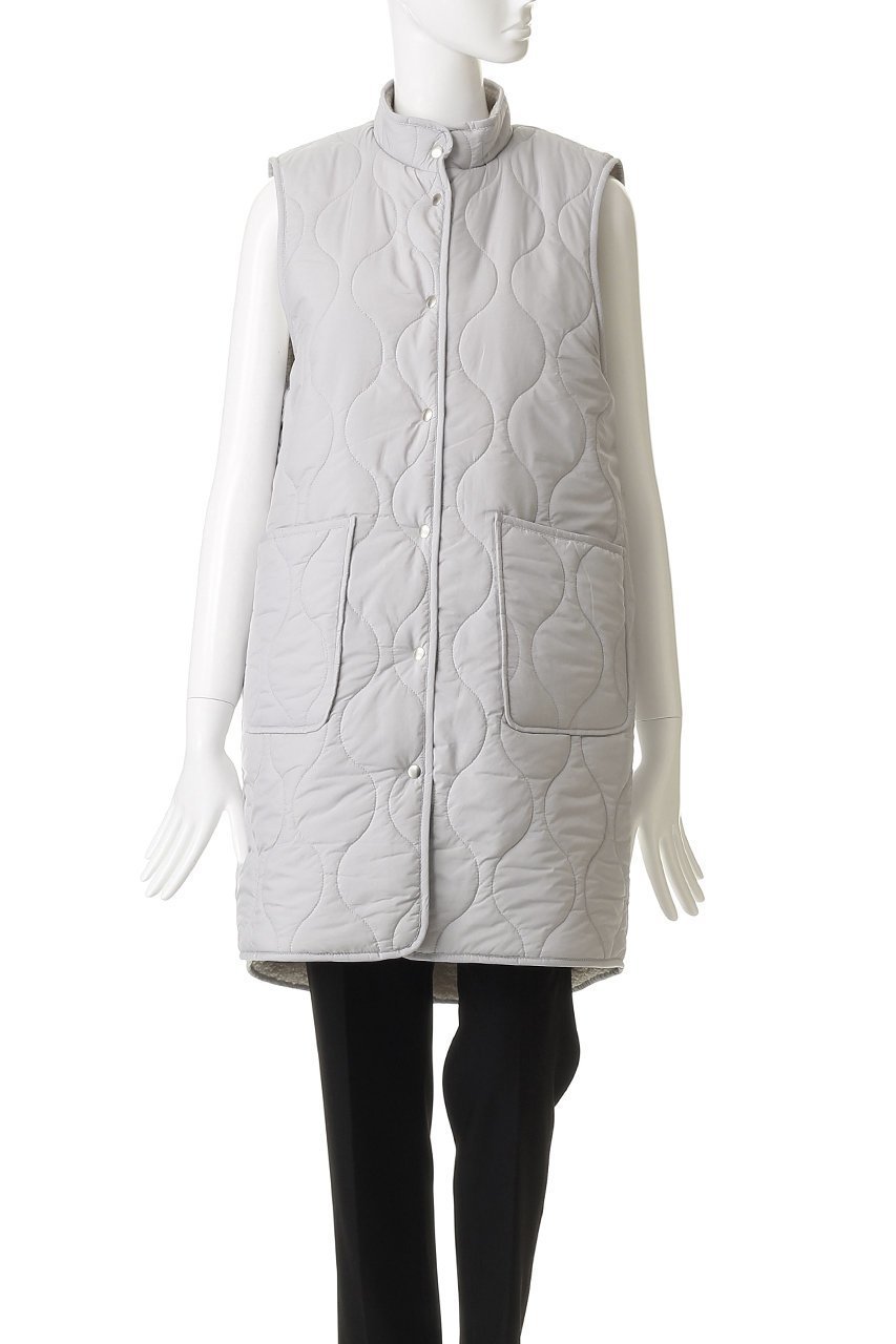 【ミディウミ/MidiUmi】のquilting reversible vest ベスト 人気、トレンドファッション・服の通販 founy(ファニー) 　ファッション　Fashion　レディースファッション　Fashion for Women　アウター　Coat / Outerwear Collection　レディースジャケット・軽アウター　Jackets　キルティング　Quilted, Quilting　シンプル　Simple, Minimal　ジャケット　Jacket, Outerwear　スタンド　Stand Collar, Upright Stand　ベスト　Vest, Waistcoat　ポケット　Pocket, Pocket Detail　マニッシュ　Mannish, Boyish　ロング　Long, Long-Length　エレガント 上品　Elegant　新作・新入荷　New Arrivals / New In　other-2|ID: prp329100004743732 ipo3291000000034281389