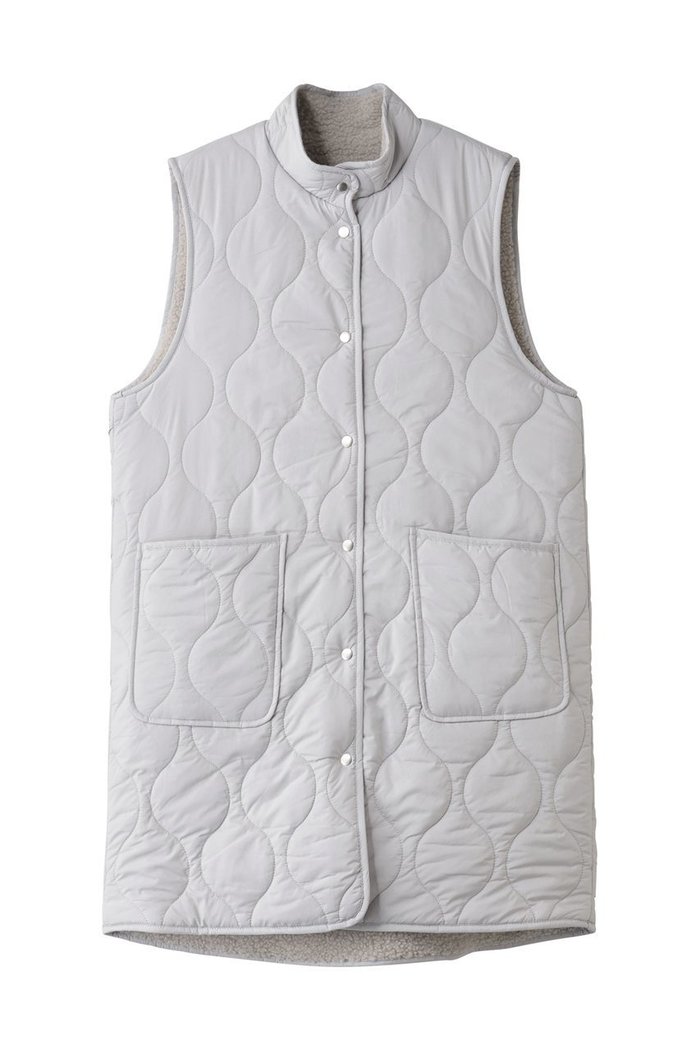 【ミディウミ/MidiUmi】のquilting reversible vest ベスト インテリア・キッズ・メンズ・レディースファッション・服の通販 founy(ファニー) https://founy.com/ ファッション Fashion レディースファッション Fashion for Women アウター Coat / Outerwear Collection レディースジャケット・軽アウター Jackets キルティング Quilted, Quilting シンプル Simple, Minimal ジャケット Jacket, Outerwear スタンド Stand Collar, Upright Stand ベスト Vest, Waistcoat ポケット Pocket, Pocket Detail マニッシュ Mannish, Boyish ロング Long, Long-Length エレガント 上品 Elegant |ID: prp329100004743732 ipo3291000000035949350
